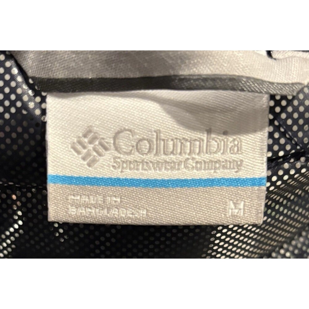 Columbia Omni-Heat Camo Puffer Vest Full Zip Zipped Pockets Womens Medium - Picture 6 of 8